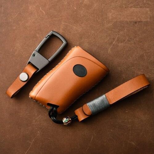 Genuine Leather Car Remote Key Cover key Case For Lexus ES300h ES350 ES200 ES260 LS350 LS500h Fob Key 2018 2019 2020