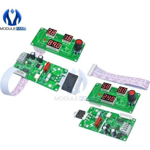 40A/100A Digital LED Digit Tube Display Time Control Double Pulse Encoder Machine Controller Spot Welder Module Board