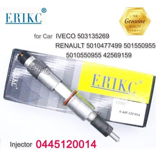 ERIKC 0445120014 Common Rail Injector 0 445 120 014 (0986435515) Fuel Injection Sprayer Nozzle 0445 120 014 For IVECO Renault