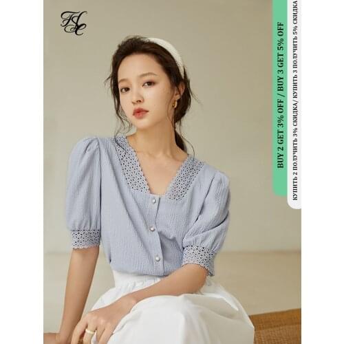 Кружевные блузки FANSILANEN China At AliExpress