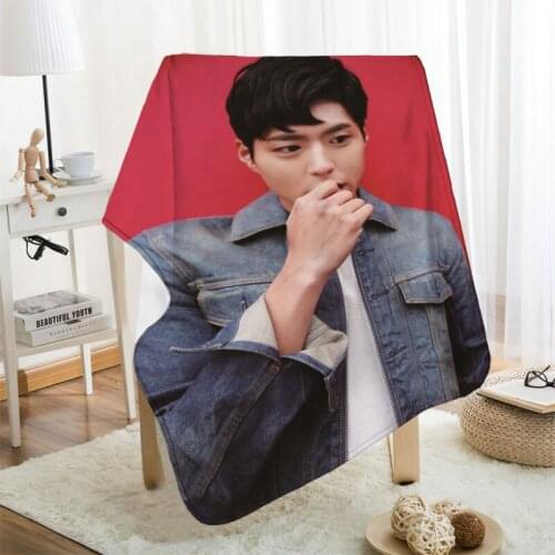 Musife Custom Park Bo Gum Flannel Blanket Design Your own Blanket Flannel Blankets for Sofa DIY Dropshipping