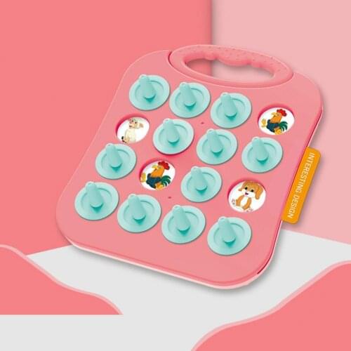 Memory Matching Chess Ergonomic Lovely ABS Memory Training Pair Game Chess Early Education Game for Home