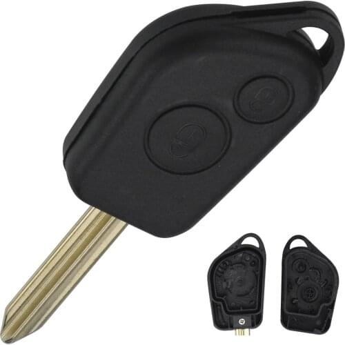 Kutery 10pcs 2Buttons Remote Car Key Case For Citroen Elysee Saxo Xsara Picasso Berlingo C2 C3 for Peugeot 106 206 306 205 405