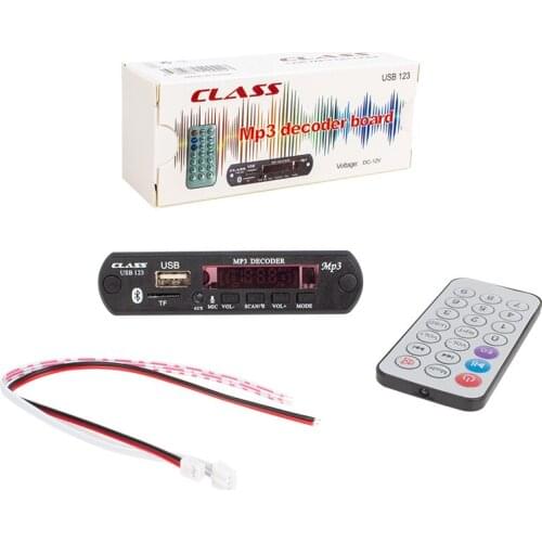 CLASS USB-123 12 VOLT SD + AF + VR AUTO TAPE MİKROFONLU USB/SD CONVERTER DIGITAL PLAYER USB BOARD