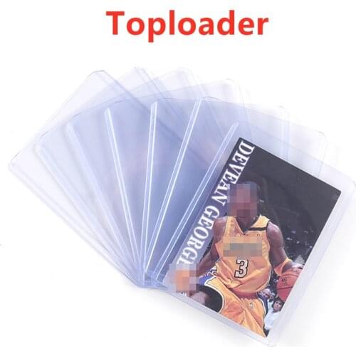 Multifunction 25 Pc 35PT Top Loader 3X4" Board Game Card Outer Protector Gaming Trading Card Holder Sleeves for Sport Card