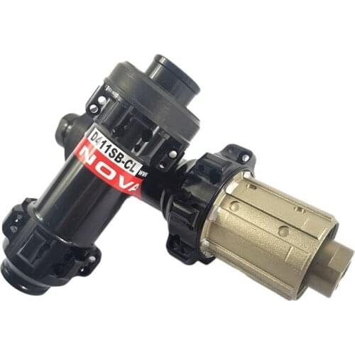 NOVATEC D411SB D412SB-CL MTB XC center lock hub straight pull 24/24 holes Front 9(QR)/12/15x100mm Rear (QR)10/12/x135mm 12X142mm
