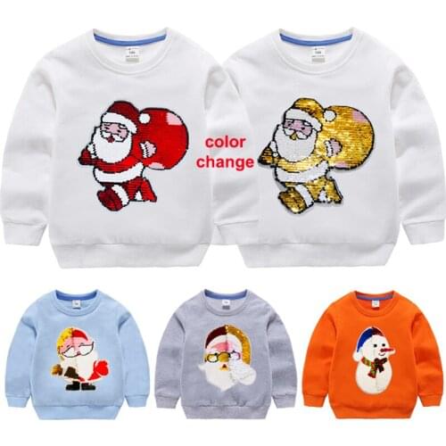 Autumn Winter Kids Sweatshirt Clothes Baby Girls Boys Clothing Christmas Toddler Clothing Children Kids Girls Costume Suit