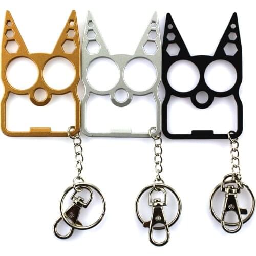 6 in 1 Multifunctional Keychain Outdoor Mini Portable Survival Camp Bottle Opener Gadget Emergency Tools Easy Carry