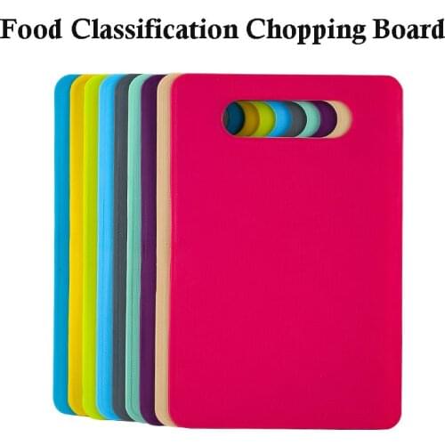 PP Cutting Board Foods Classification Boards Outdoors Camping Vegetable Fruits Meats Bread Cutting Chopping Blocks Dropshipping