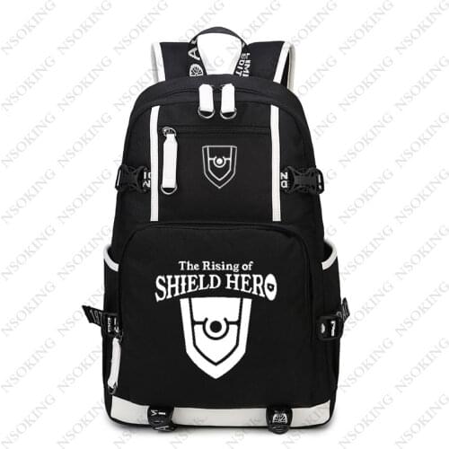 The Rising of the Shield Hero Naofumi Iwatani Backpack Cosplay Canvas Bag Schoolbag Tate no Yuusha no Nariagari Travel Bags