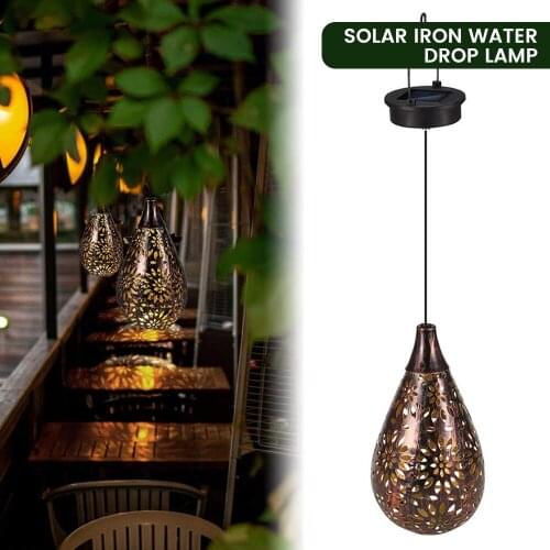 Garden Decoration Solar Light LED Lantern Garland Waterproof garden light Hanging Outdoor Fairy Lights for Solar Lamp Garland