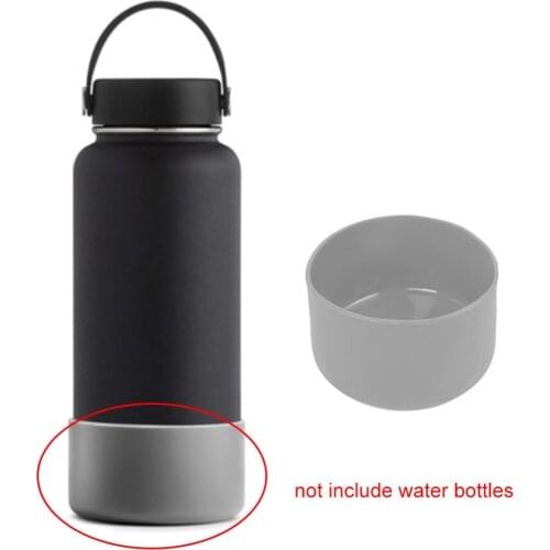 Silicone Bottle Boot/Sleeve Anti-Slip Bottom Cover Anti Scratch Fit for 12&24oz (7.5cm)/ 32&40oz (9cm) Hydro Flask Bottle