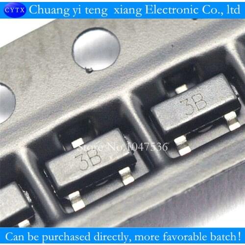 SMD triode BC856B PNP SOT23 3 b 0.1 A / 65V(100 PCS/lot)