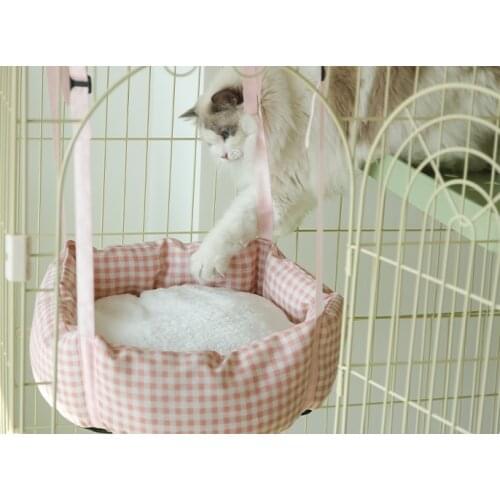 Super Soft Cat Dog Bed Kennel Winter Warm Round Dog Puppy Sleeping Cushion Long Plush Pet Mat House Cat Hammock