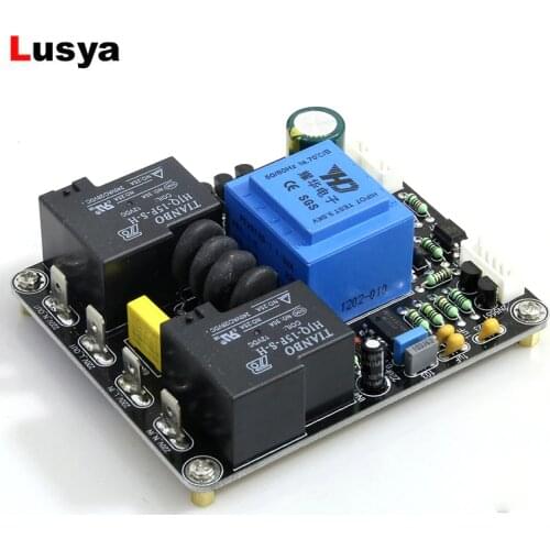 Power Amplifier Temperature Soft Start Delay Protection Board for Amplifiers AMP PCB 77.5MM*92MM 220V 1000W Class A A4-007