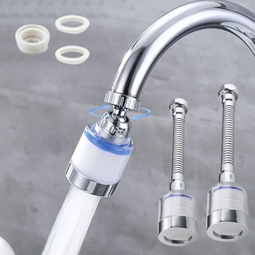 Rotatable Kitchen Faucet Extender Faucet Aerator Water Saving Tap Nozzle Adapter For Kitchen Bathroom Sink Accessories