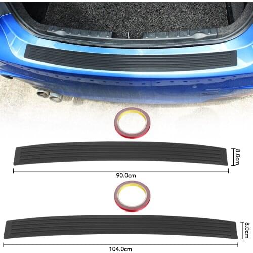Car Rear Bumper Scuff Protective Cover for Lada Renault Twingo Clio Master Kango