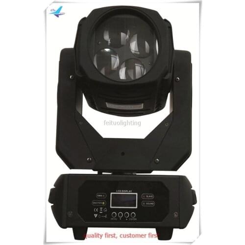 6 pieces/lot Super beam 4 mini dj disco 4x25w dmx stage light led moving head