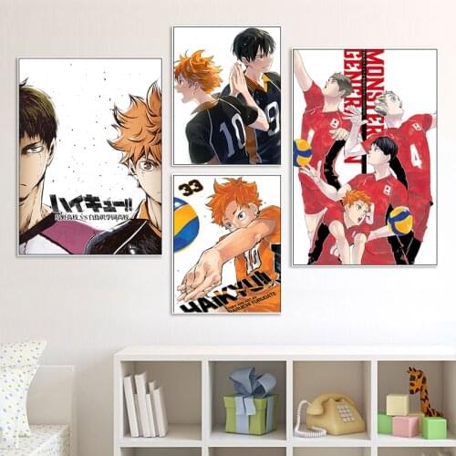 DIY Diamond Painting Japanese Anime Volleyball Boy Full Square Diamond Cartoon Poster Embroidery Mosaic Living Room ture Live Ro