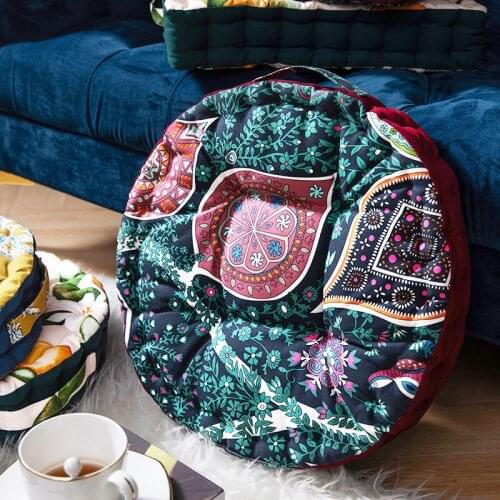 Household Chair Cushion Light Luxury Bay Window Pad Cotton Hemp Cushion Dining Chair Mat Soft Cushion Hip Pad Office Chair Mat