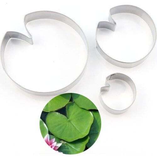 Stainless Steel Biscuit Mold Lotus Leaf Cookie Cake Paste Cutter Mould Tools Biscuit Baking Tools Cake Decorating Tool