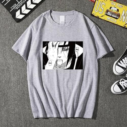 Mens Fashion Sad Girl Harajuku Aesthetic Anime T-shirt Japanese Style Afraid Of The Dark Tops My Sad Soul Cartoon Print T shirt