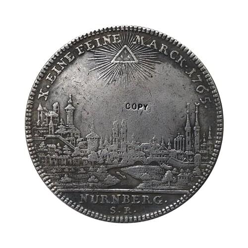 Replica 1765 Nurnberg Germany Silver Thaler Copy coins