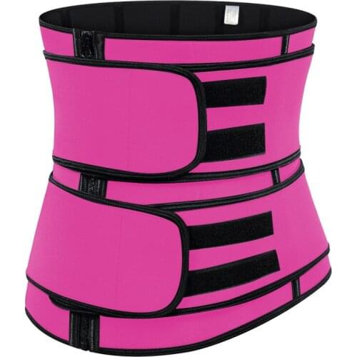 Wait Trainer Rubber High-quality Abdomen Belt Fitness Sports Rose Red Corset West Trainer for Women Plus Size