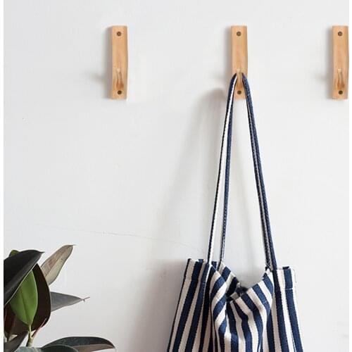 Coat Hook Creative Retro Wooden Branch Decorative Wall Hook Hat Scarf Hanger Key Holder Handbag Storage Hanger Bathroom Rack