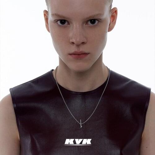 KVK diamond necklace female clavicle chain 2021 new fashion accessories ins simple pendant female fashion accessories