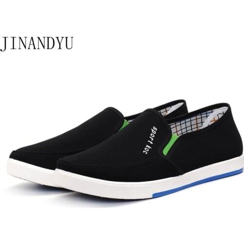 Loafers Men Breathable Casual Shoes Slip on Canvas Shoes Men Original Gray Black Sports Shoes for Male Light-weight Trainers
