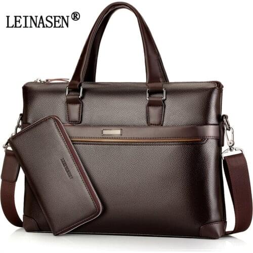 Men Business Briefcase IPAD Laptop Shoulder Bags Sundries Storage Messenger Crossbody Bags Large Capacity Attache Case Handbag