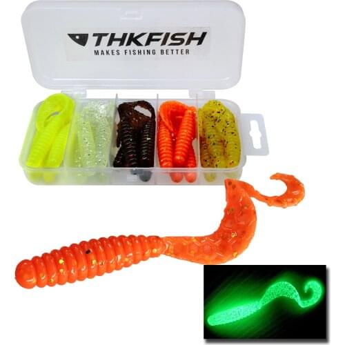 Soft Artificial Fishing Lures Swimbait Grub Lures Worm Moggot Grub Lures Baits Silicone Lures 5.5cm 6.5cm 7.5cm Fishing Tackle