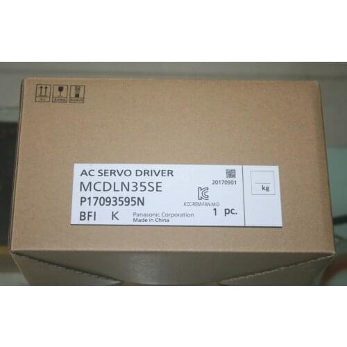 Brand New & Original Panasonic A6 Series 750w servo motor with drive MSMF082L1U2M + MCDLN35SE