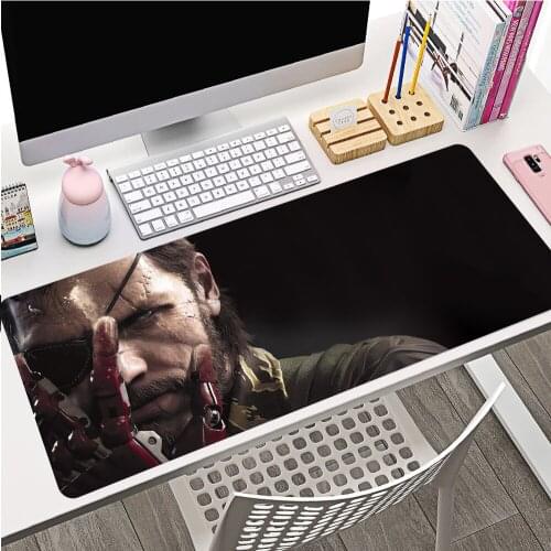 Metal gear solid Mouse pad large size 900x400 gaming accessories Laptop computer Keyboard tapis souris desk Mat 800x300 mousepad