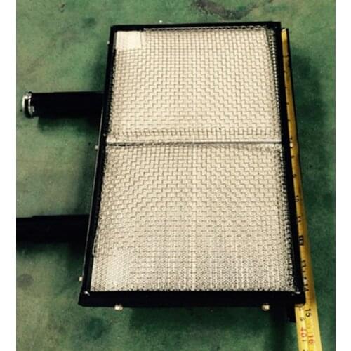 The width is380mm square large honeycomb ceramic plate gas infrared burner GAS infrared burner ,gas stove, gas BBQ grill