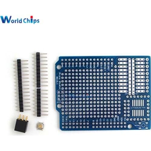 1 Set Standard Proto Screw Shield Board For Arduino Compatible Improved Version Support A6 A7 In Stock