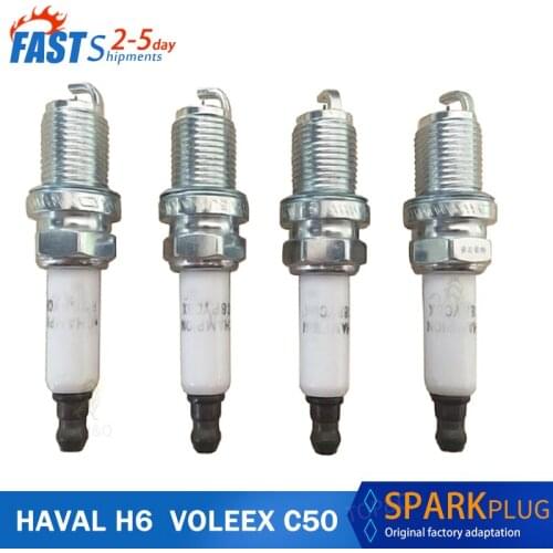 4G15T 4pieces/set Spark plug champion for Great Wall Haval H6 VOLEEX C50 displacement Original Car accessories
