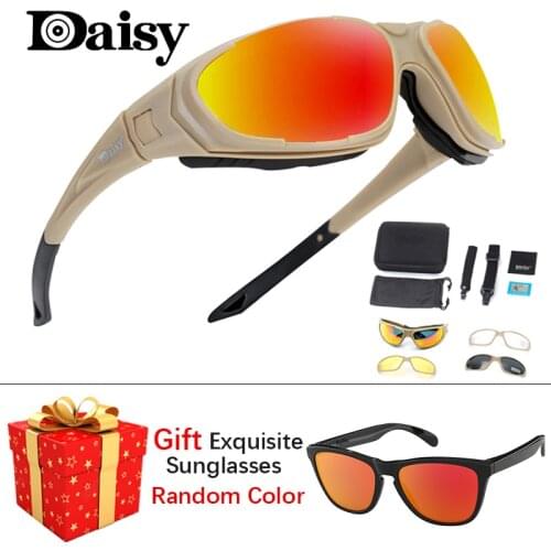 Airsoft Tactic Glasses Hunt Militari Sunglass Shoot Goggle Polarized Sunglasses Protection Military Desert Army Goggles 4 Lens