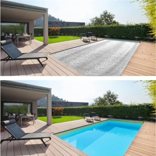 Large Size Portable Heat Insulation Film Swimming Pool Cover Dustproof Pool Covers For Outdoor Villa Garden Pool Accessories