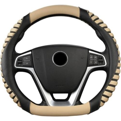 Car Steering Wheel Cover D Type For Citroen C3-XR C4 Sega C4L Elysee DS3 DS4 DS5 DS3 Audi TT RS7 RS5 S3 S5 SQ5 TTS