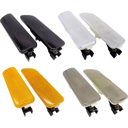 1 Pair Bumper Light Side Markers,Turn Signal Lens Smoked Lens Replacement Suitable for VW Jetta Golf MK4 1999-2005