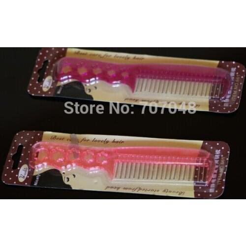 10 pieces /lot Free Shipping Professional plastic and metal hair Combs