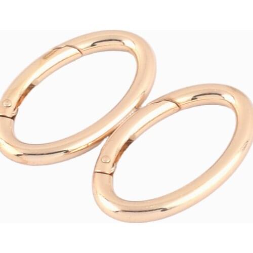 38mm Spring clasps Light gold Carabiners Clips Snap Hooks Trigger Buckle Zinc Alloy DIY Accessory for KeyChains Bag Purse and Ha