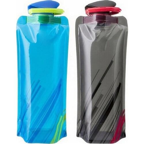 Portable Folding Water Bottle Bag Outdoor Sport Supplies Outdoor Sport Supplies Hiking Camping Soft Flask Water Bag Dropshipping
