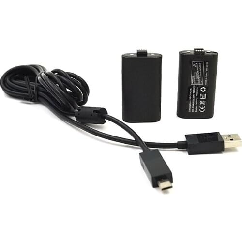 Rechargeable Battery & Charging Cable for XBOX ONE Wireless Controller Accessories Play and Charge Kit