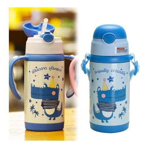 Baby Feeding Cup Stainless Steel Milk Thermos for Children Insulated hot water Bottle leak-poof thermal Cup