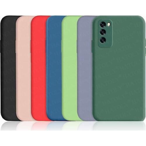 For Samsung Galaxy S20 FE Case Cover S10 S20 Lite Plus Note 10 20 Ultra Liquid Silicone Soft TPU Shockproof Bumper Phone Case