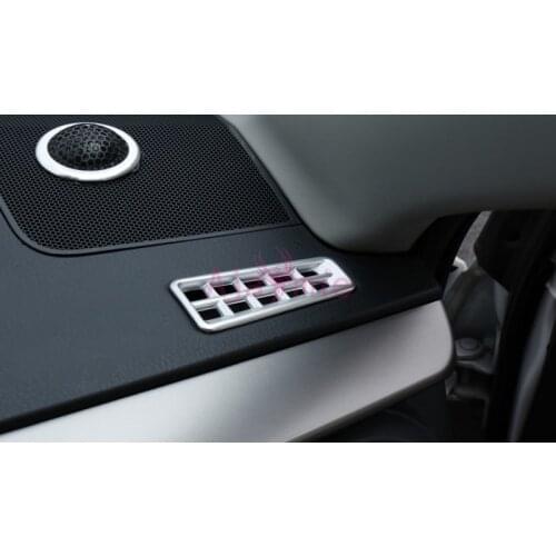 For Toyota RAV4 XA40 2016 2017 2018 Chrome Car Styling Interior Air Conditional Vent Cover Trim AC Outlet Panel Accessories