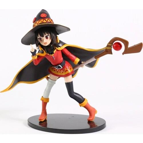 Movie Konosuba Gods Blessing on This Wonderful World Megumin PVC Figure Model Doll Toy